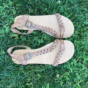 Braided sandals